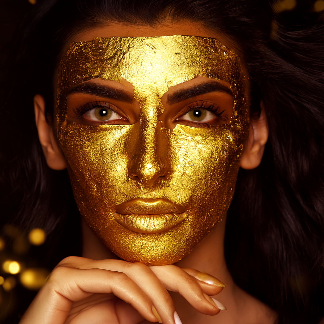 24K Gold Luxury Face Mask by Kaprielle